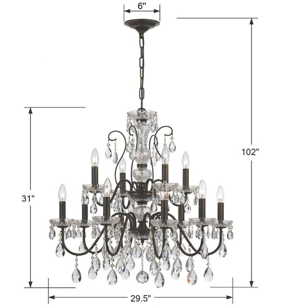 Crystorama - Butler 29" Chandelier