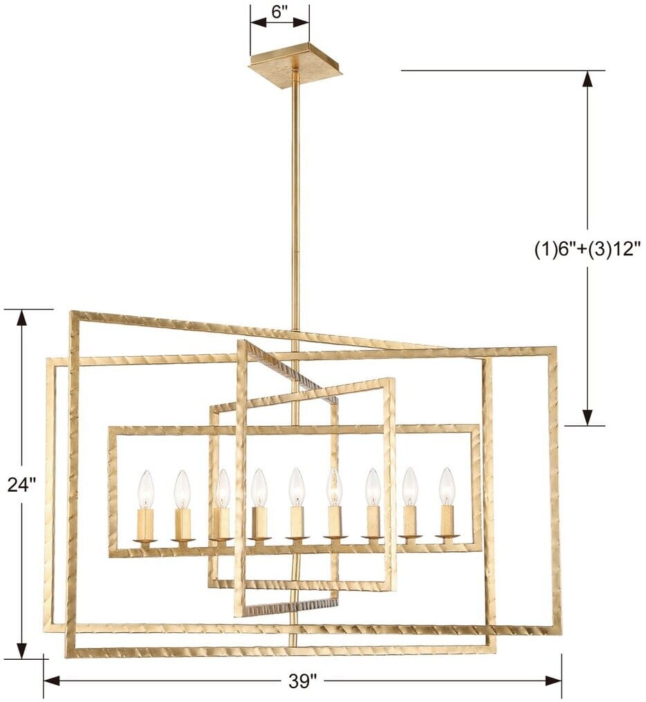 Crystorama - Capri 39" Chandelier