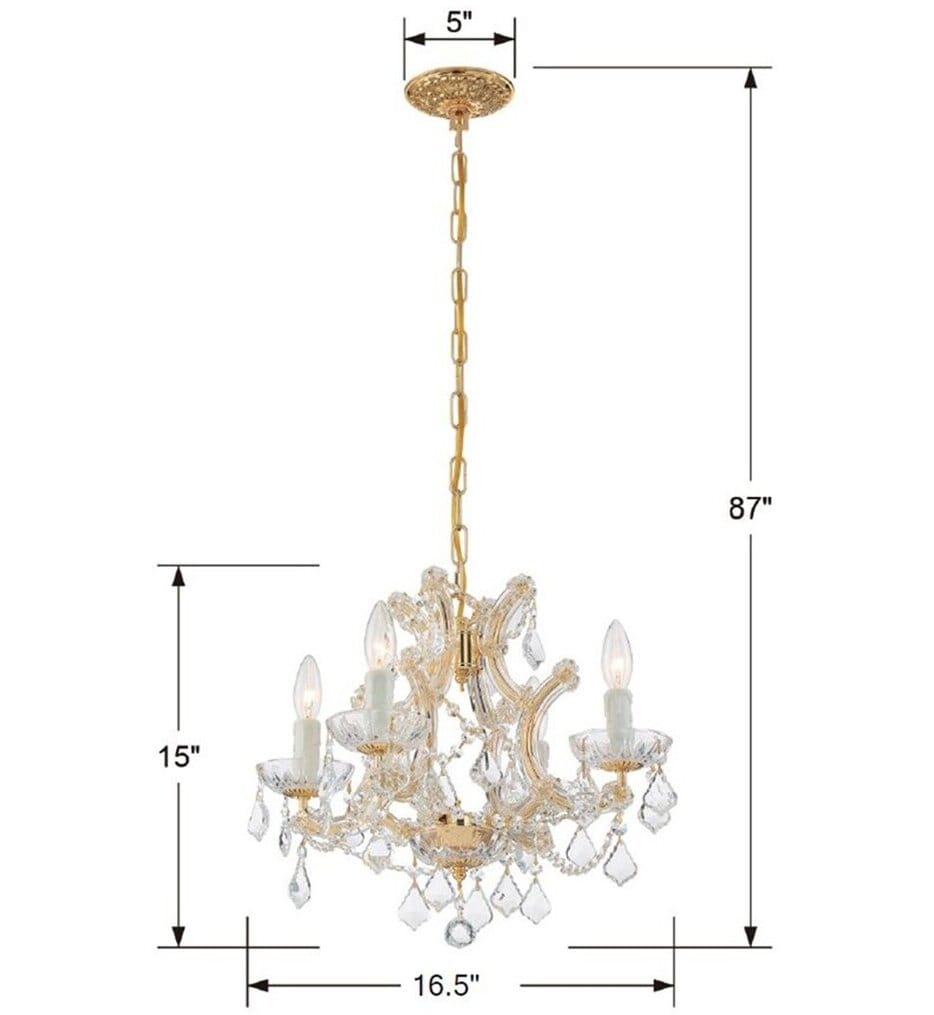 Crystorama - Maria Theresa 16.5" Chandelier