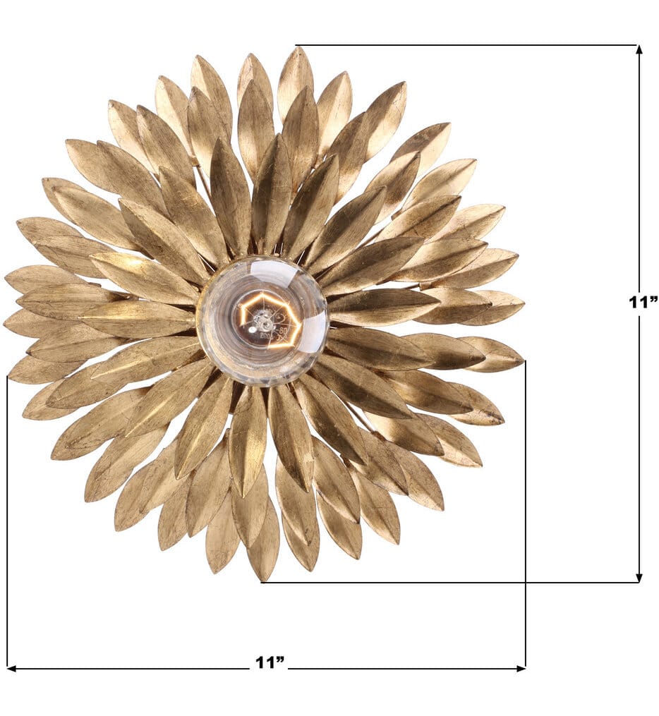 Crystorama - Broche 11" Wall Sconce