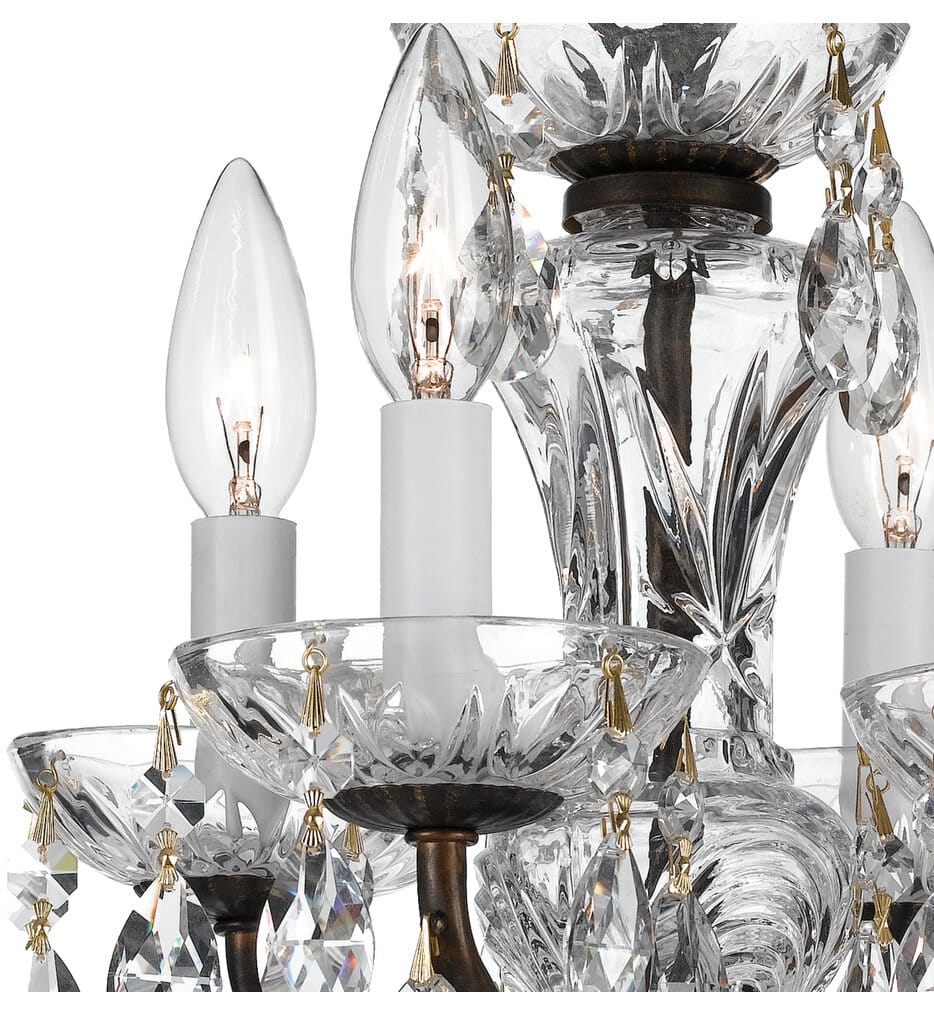 Crystorama - Traditional Crystal 11" Mini Chandelier