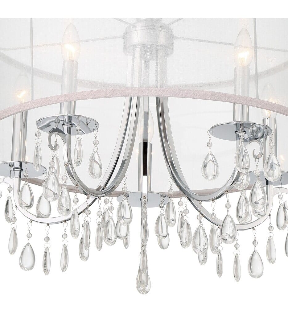 Crystorama - 5625-CH - Hampton 24" Chandelier