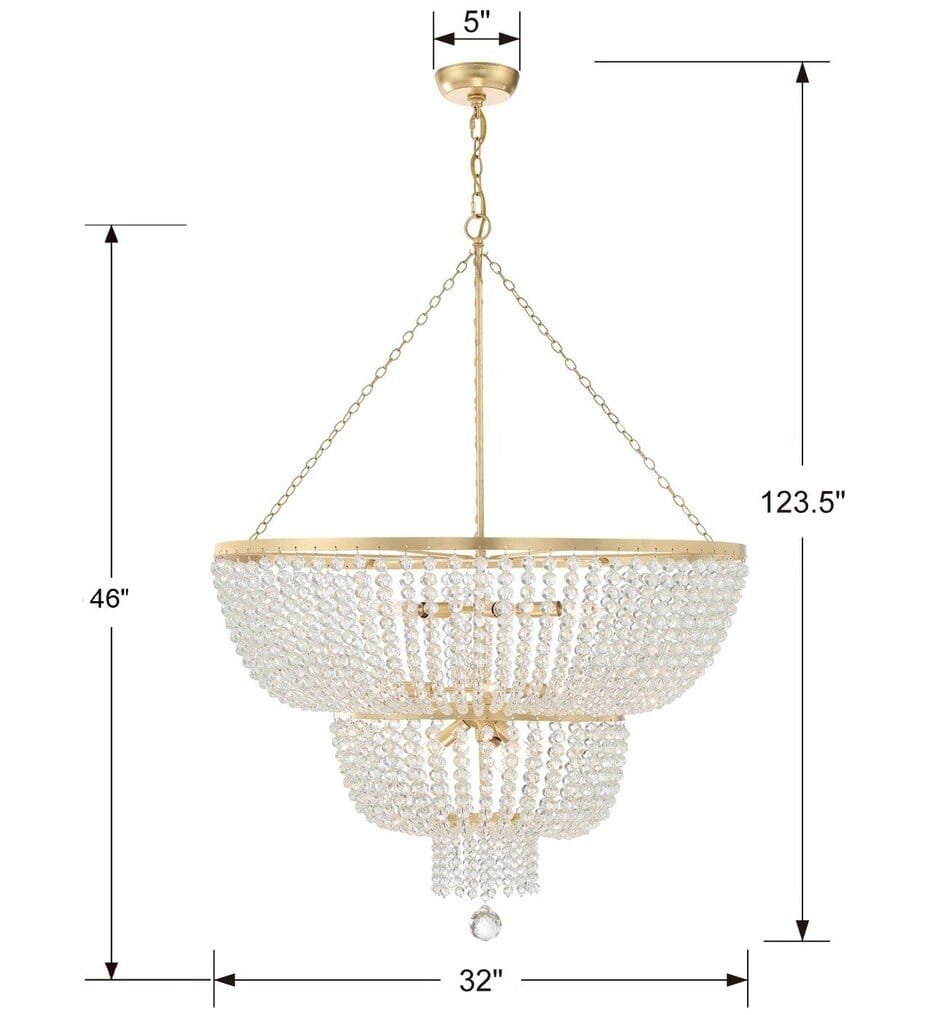 Crystorama - Rylee 32" Chandelier