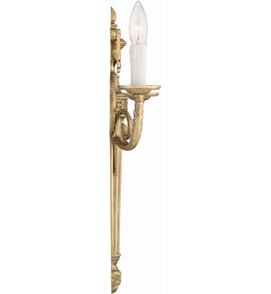 Crystorama - 662-MB - Cast Brass Wall Mount 20" Wall Sconce