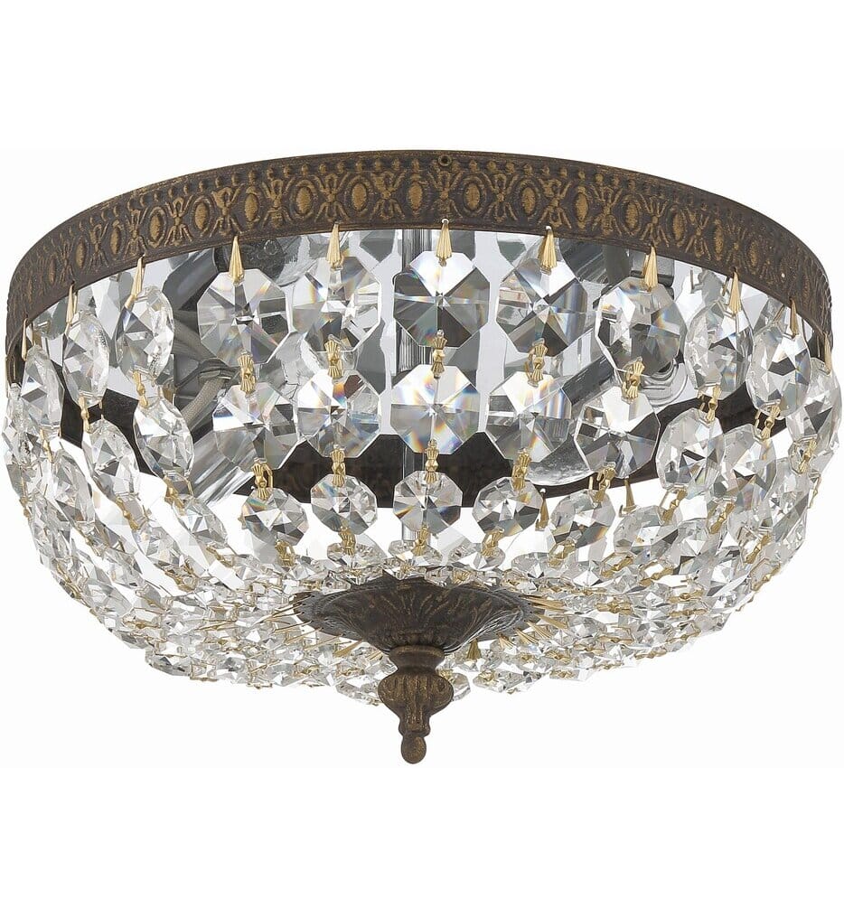 Crystorama - Ceiling Mount 10" Flush Mount