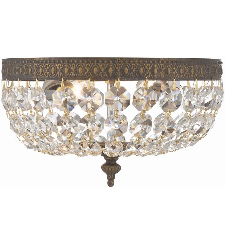 Crystorama - Ceiling Mount 10" Flush Mount