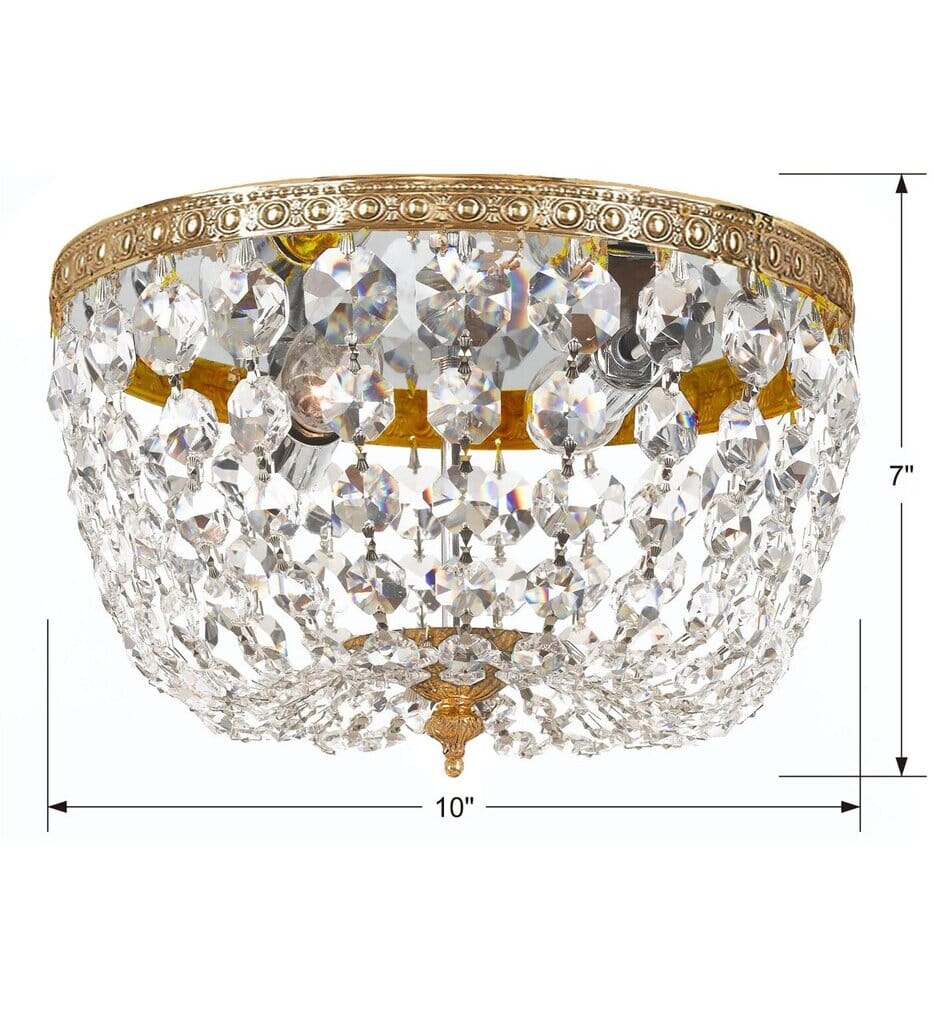 Crystorama - Ceiling Mount 10" Flush Mount