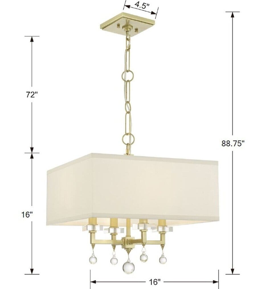 Crystorama - Paxton 16" Mini Chandelier