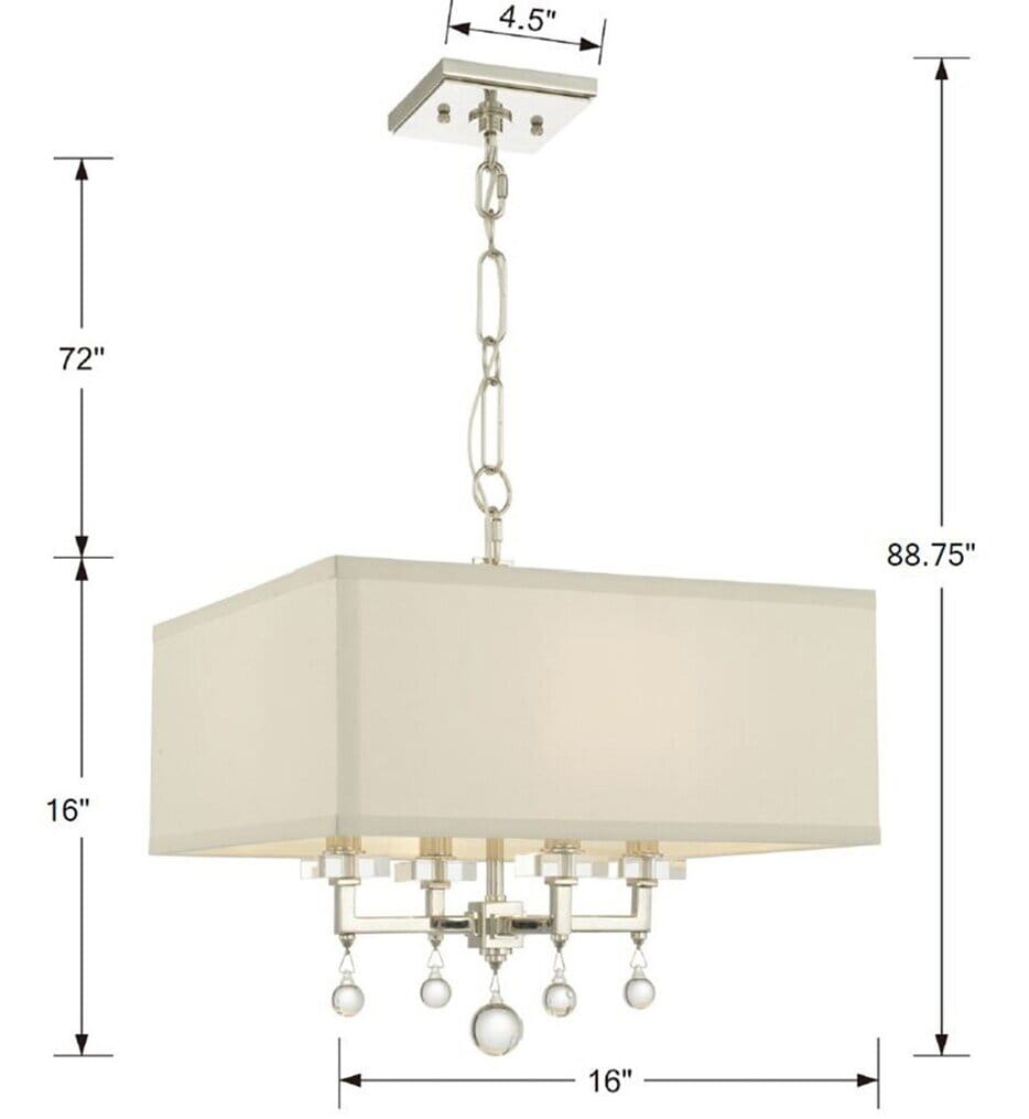 Crystorama - Paxton 16" Mini Chandelier