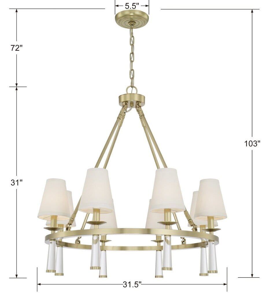 Crystorama - Baxter 31.5" Chandelier