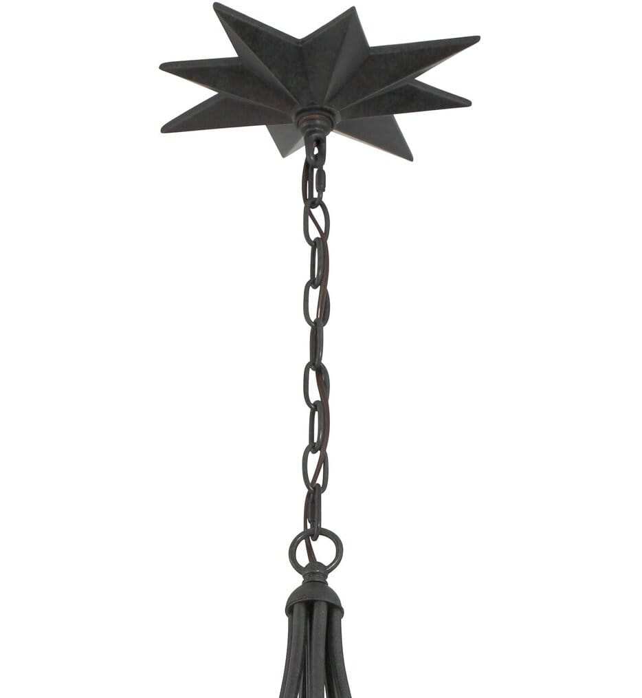 Crystorama - 9236-BK - Astro 27" Chandelier