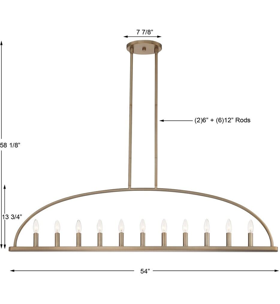 Crystorama - Abbott 54" Chandelier