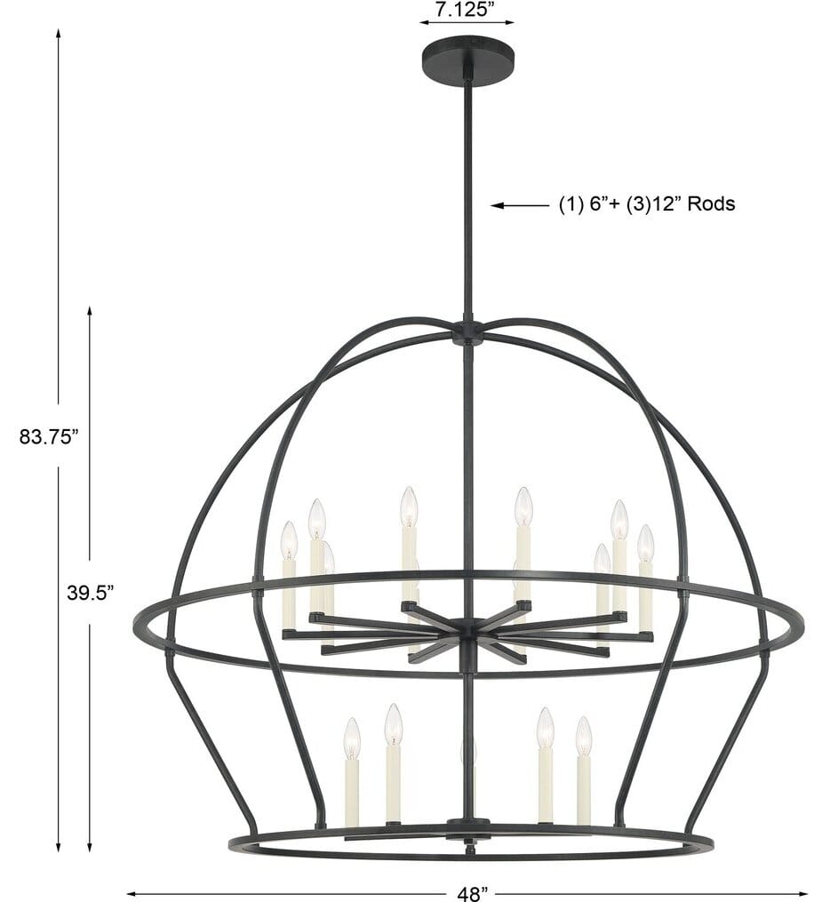 Crystorama - Abbott 48" Chandelier