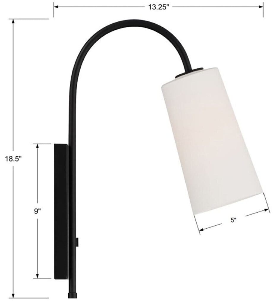 Crystorama - Alexa 18.5" Wall Sconce