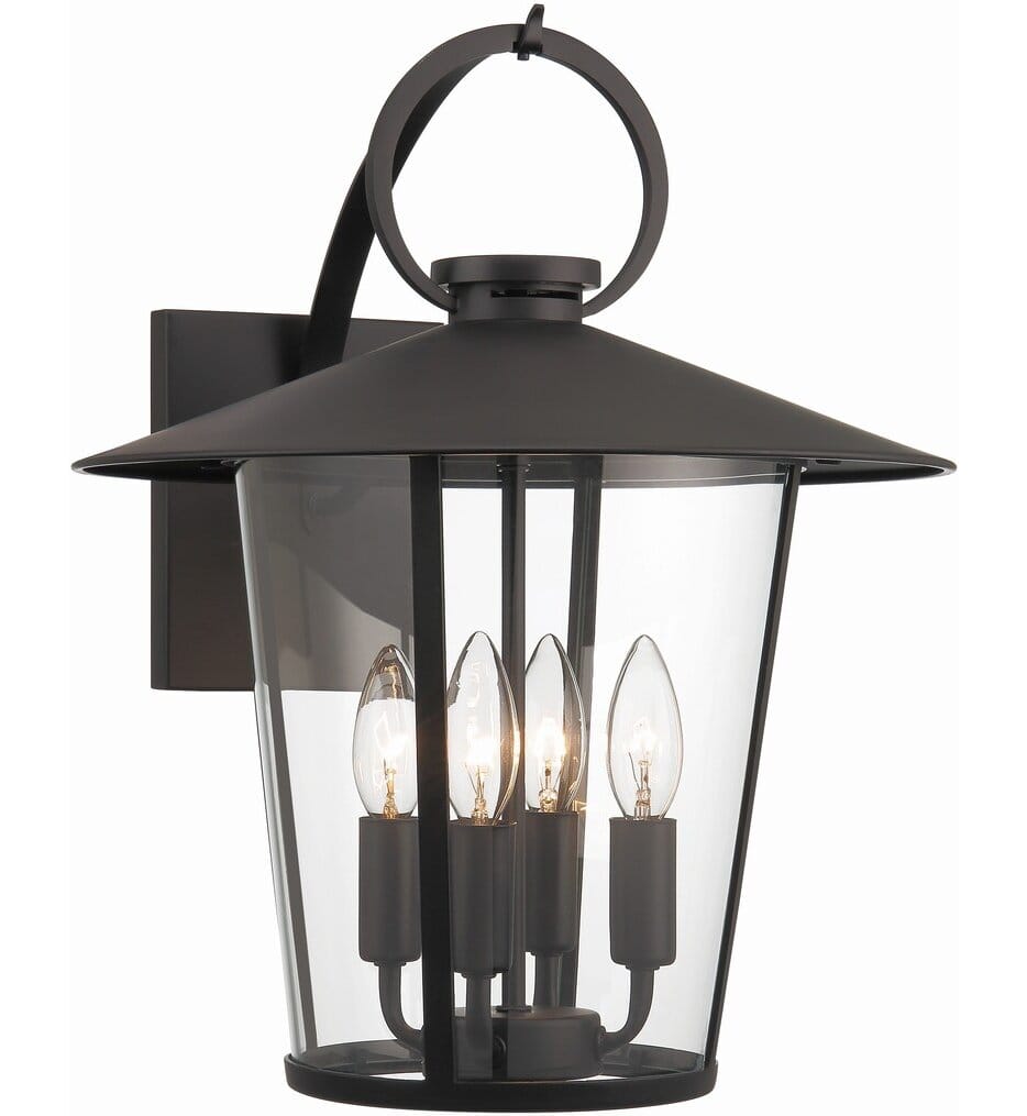 Crystorama - AND-9202-CL-MK - Andover 17.25" Outdoor Wall Sconce