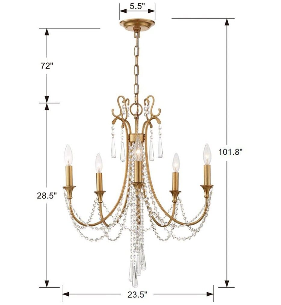 Crystorama - Arcadia 23.5" Chandelier