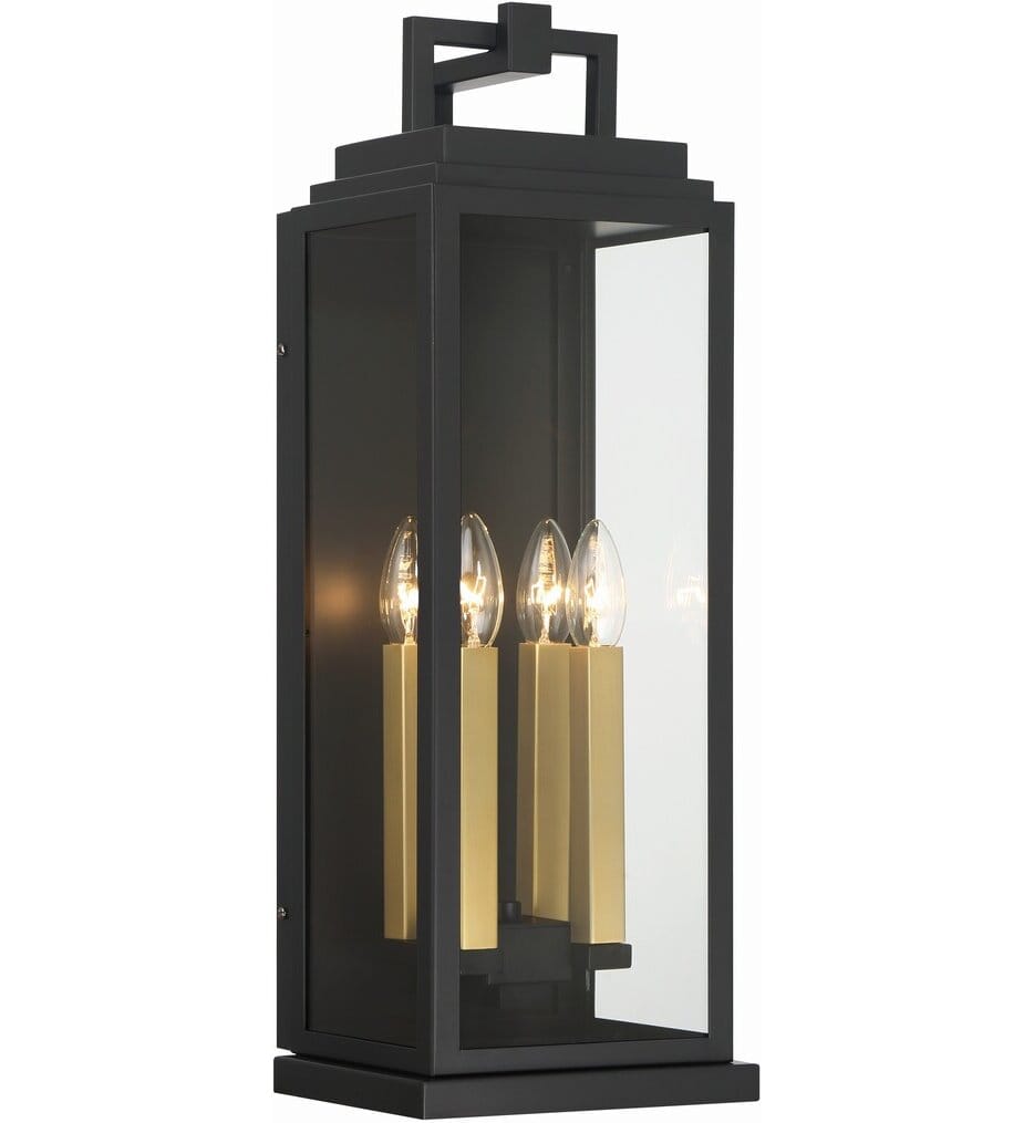 Crystorama - ASP-8914-MK - Aspen 22.5" Outdoor Sconce