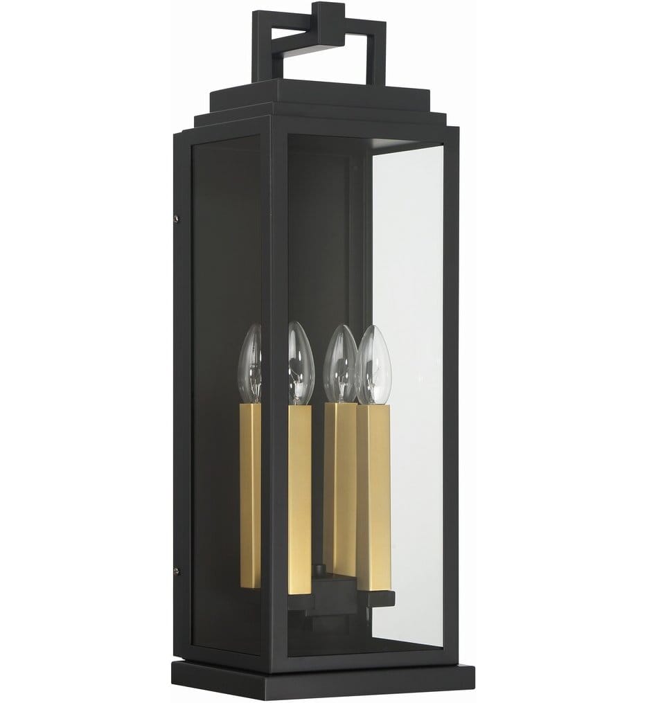 Crystorama - ASP-8914-MK - Aspen 22.5" Outdoor Sconce