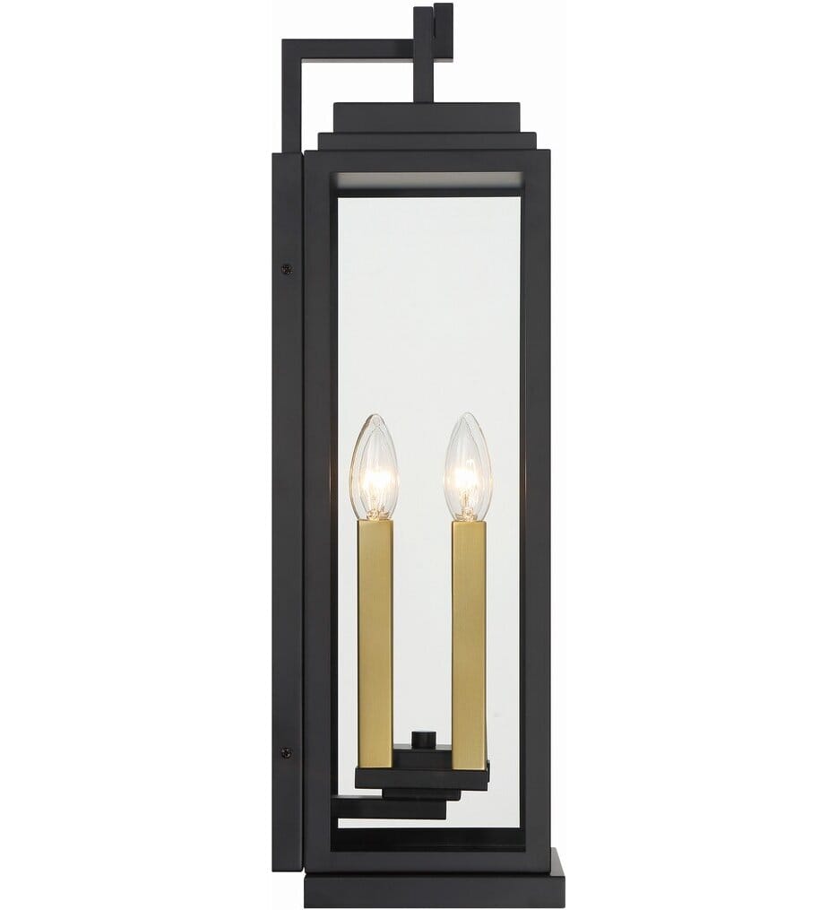 Crystorama - ASP-8914-MK - Aspen 22.5" Outdoor Sconce