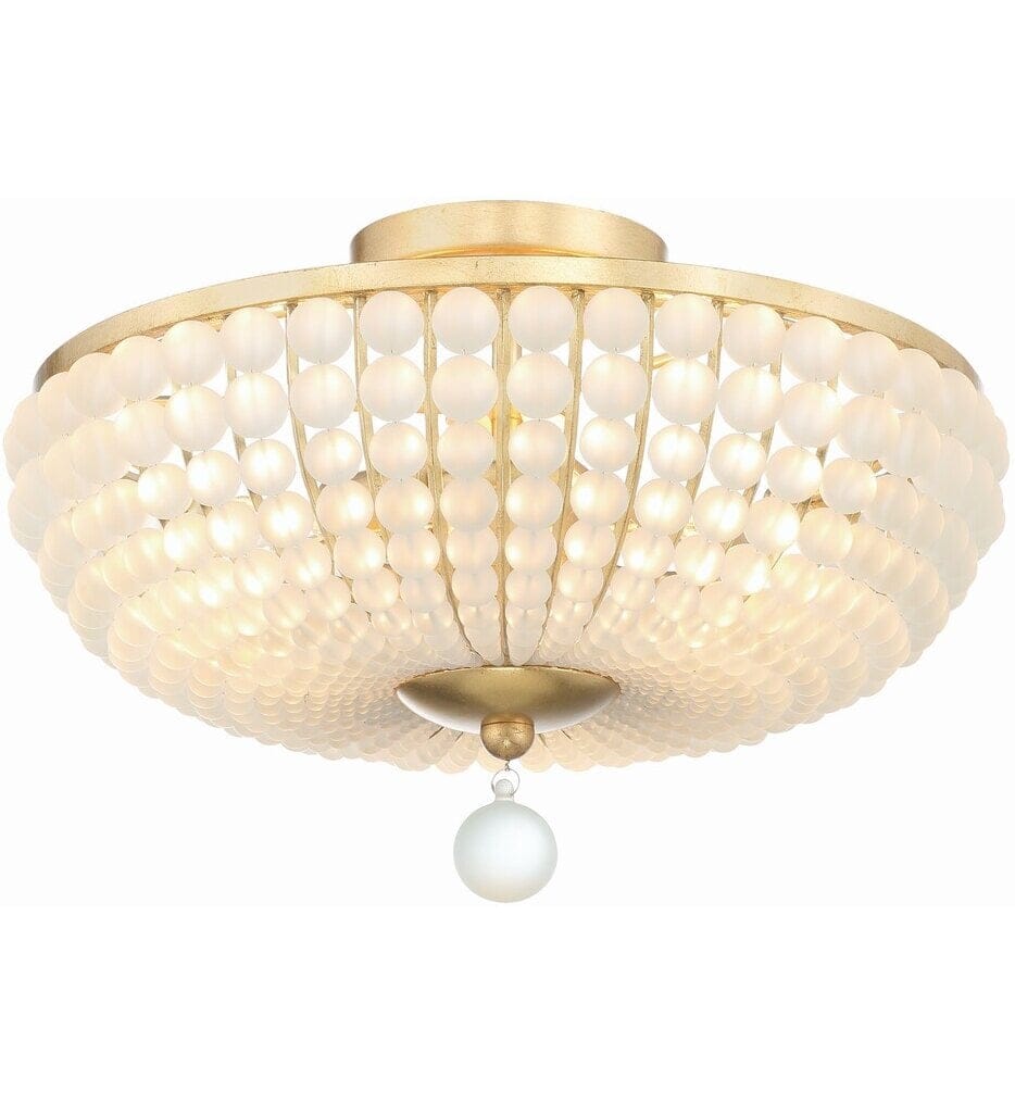 Crystorama - Bella 15.75" Semi Flush