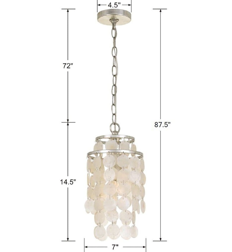Crystorama - Brielle 7" Pendant