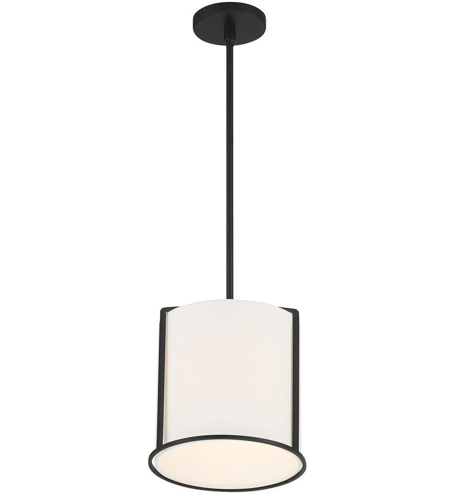 Crystorama - CAR-9201-BK - Carlyn 10" Pendant