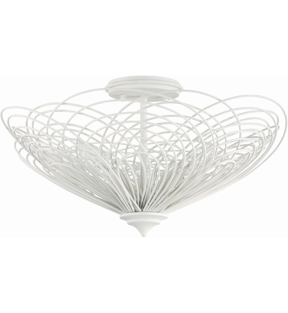 Crystorama - Doral 19" Semi Flush