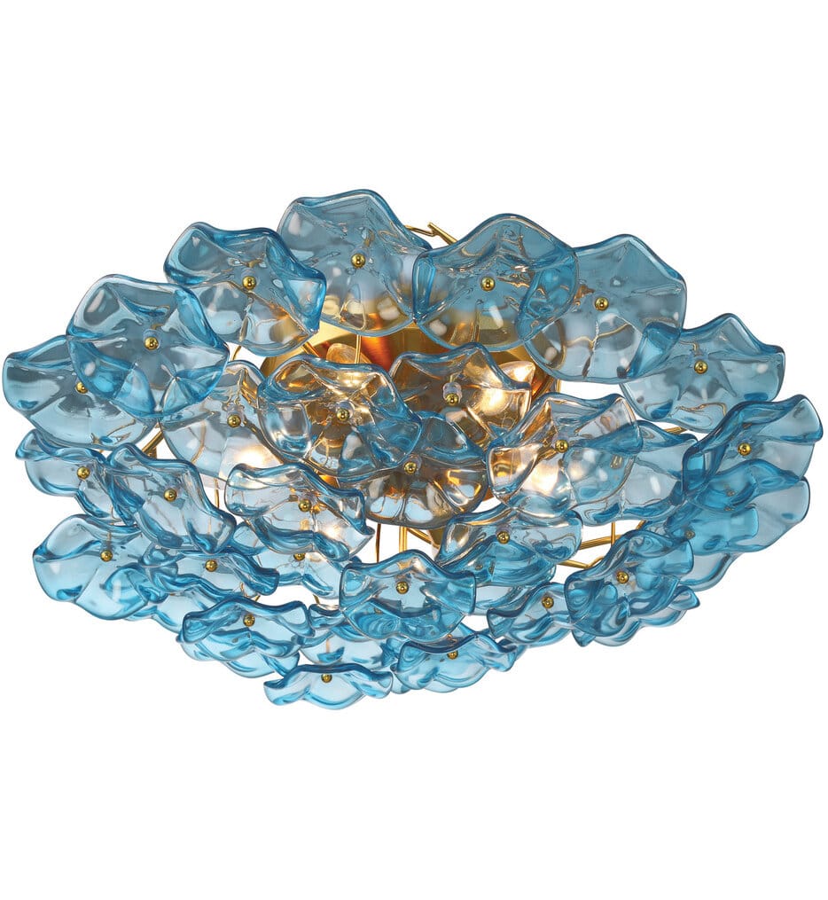 Crystorama - Esme 22.5-Inch Semi-Flush Mount