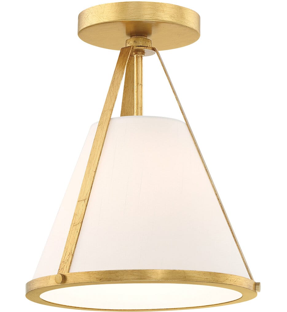 Crystorama - Fulton 9.25" Semi-Flush Mount