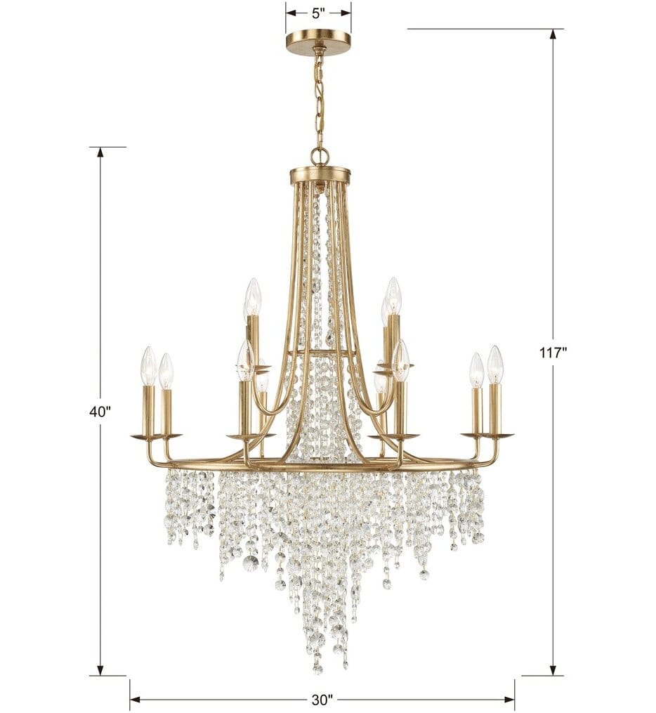 Crystorama - Gabrielle 30" Chandelier