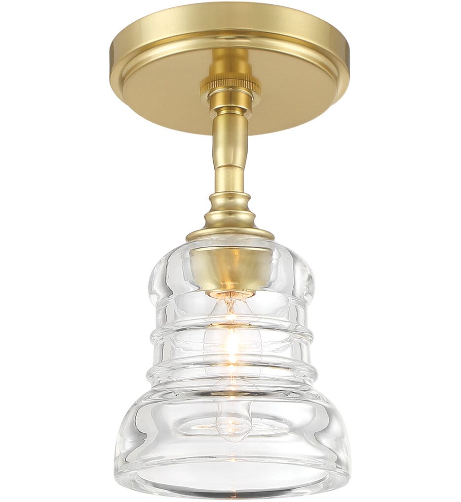 Crystorama - Gregory 5" Semi-Flush Mount