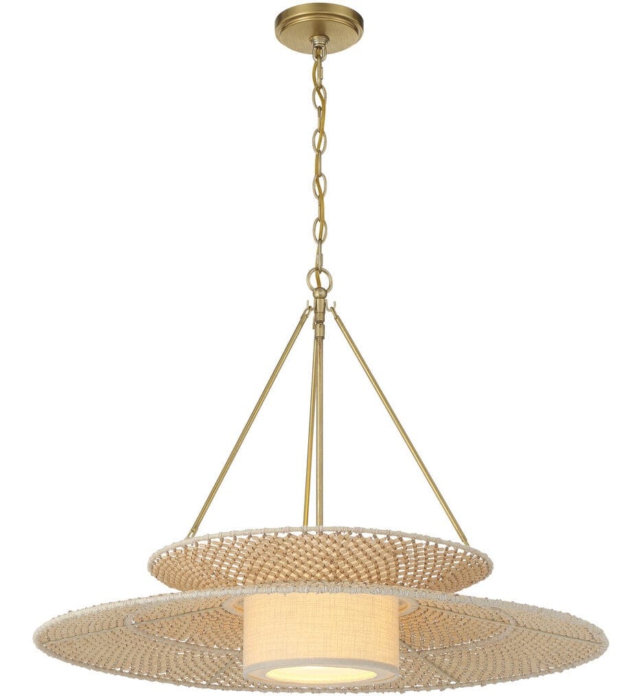 Crystorama - JNP-10543-SG - Janipher 29.5-Inch Chandelier