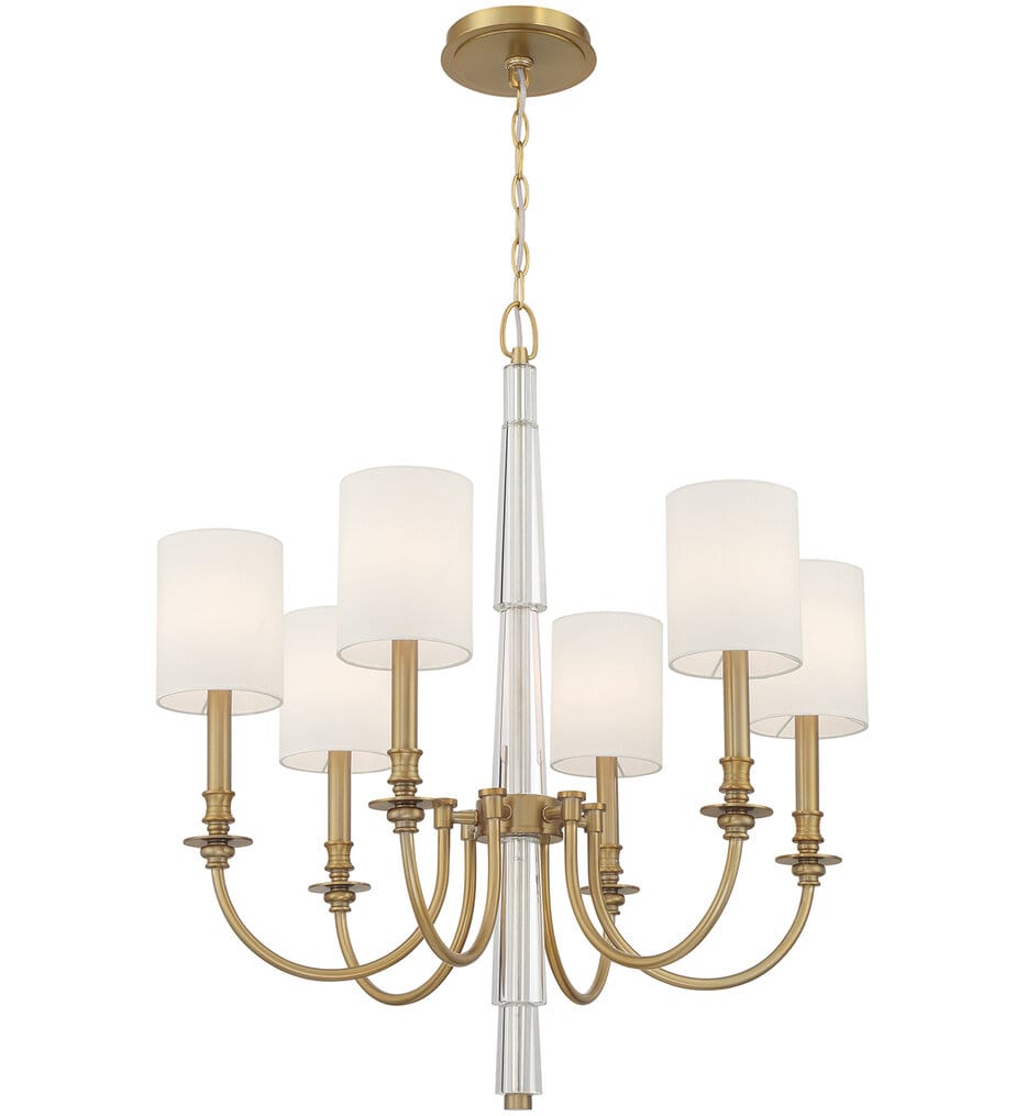 Crystorama - LLO-486-AG - Lloyd 26" Chandelier