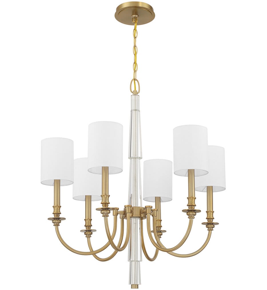 Crystorama - LLO-486-AG - Lloyd 26" Chandelier