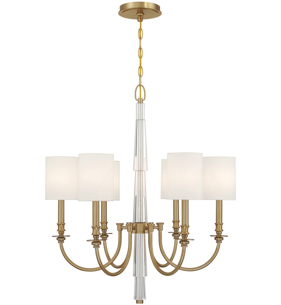Crystorama - LLO-486-AG - Lloyd 26" Chandelier