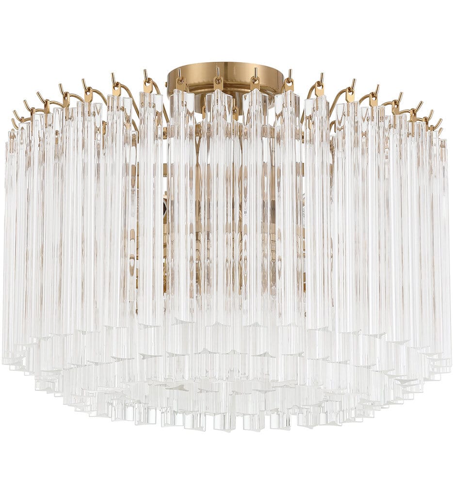 Crystorama - Lofton 18" Semi-Flush Mount