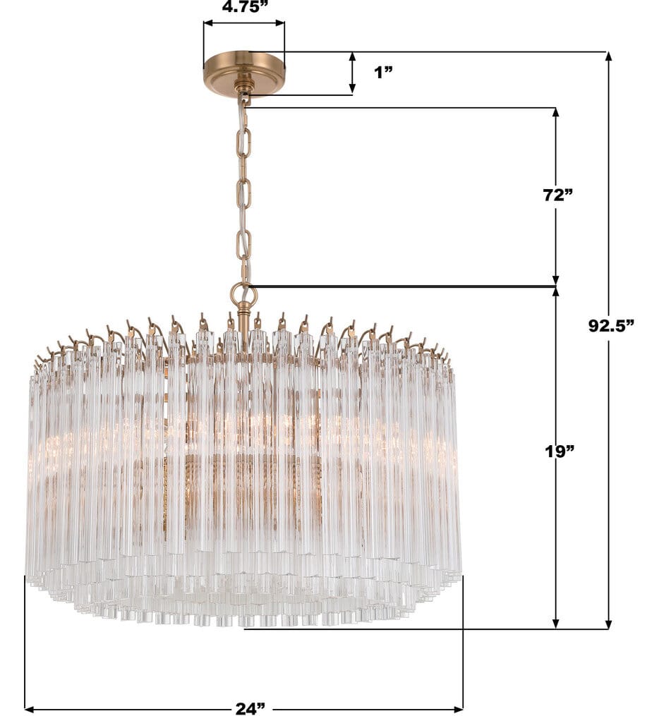 Crystorama - Lofton 24" Chandelier