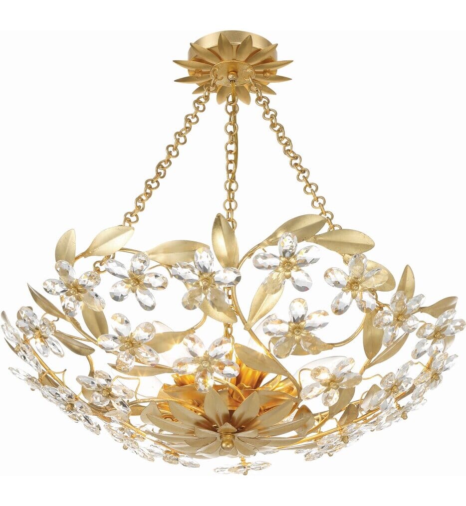 Crystorama - Marselle 24" Semi-Flush Mount