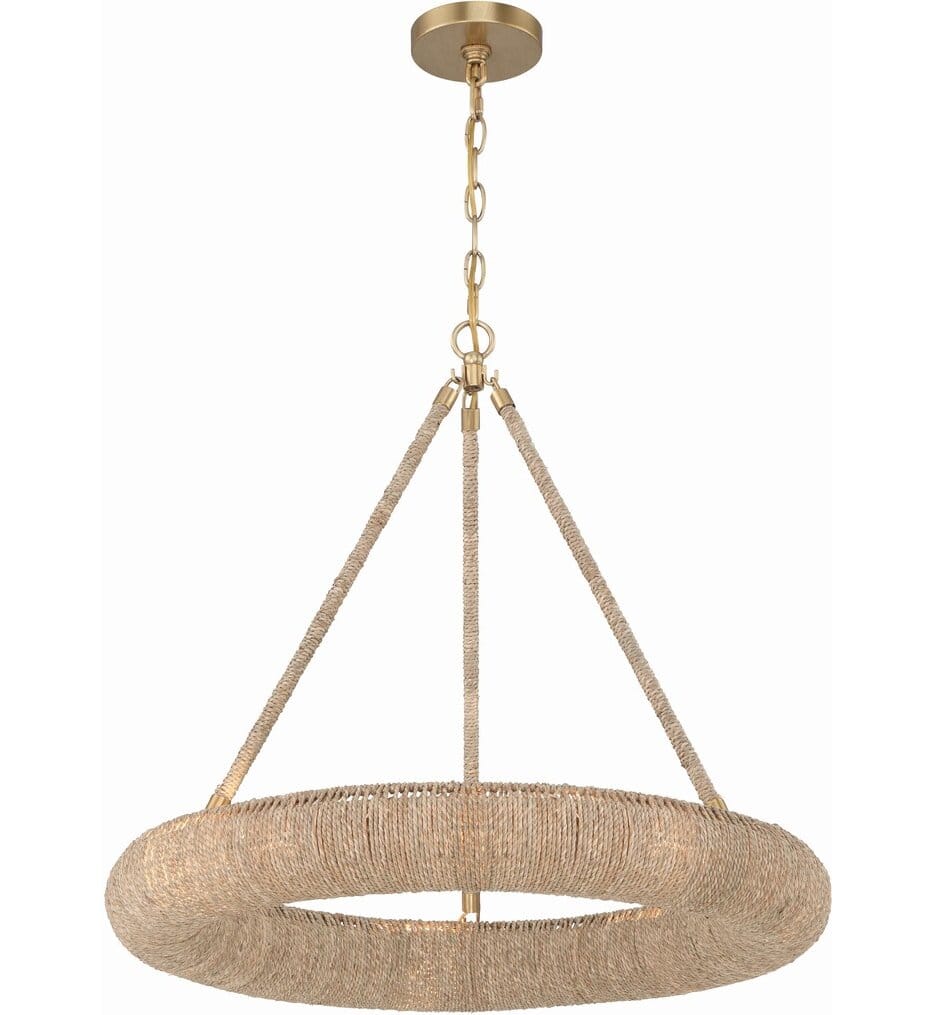 Crystorama - OAK-7536-SG - Oakley 24" Chandelier