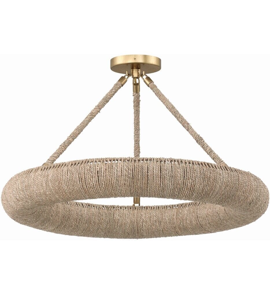 Crystorama - OAK-7536-SG_CEILING - Oakley 24" Semi-Flush Mount