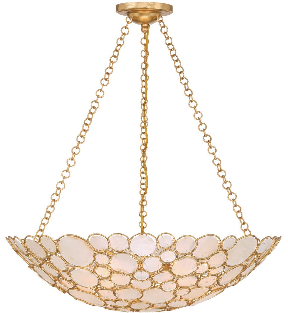 Crystorama - PAL-525-GA - Palla 24.5-Inch Chandelier