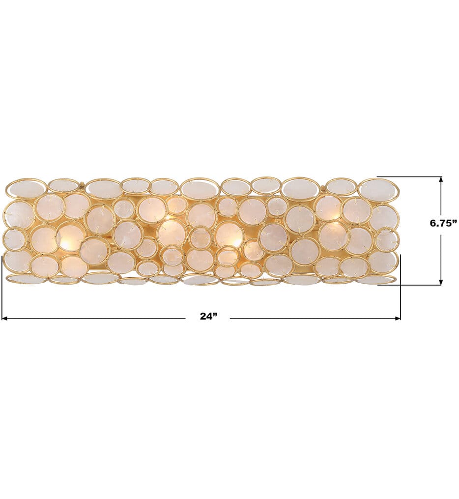 Crystorama - PAL-526-GA - Palla 24-Inch Bathroom Vanity Light