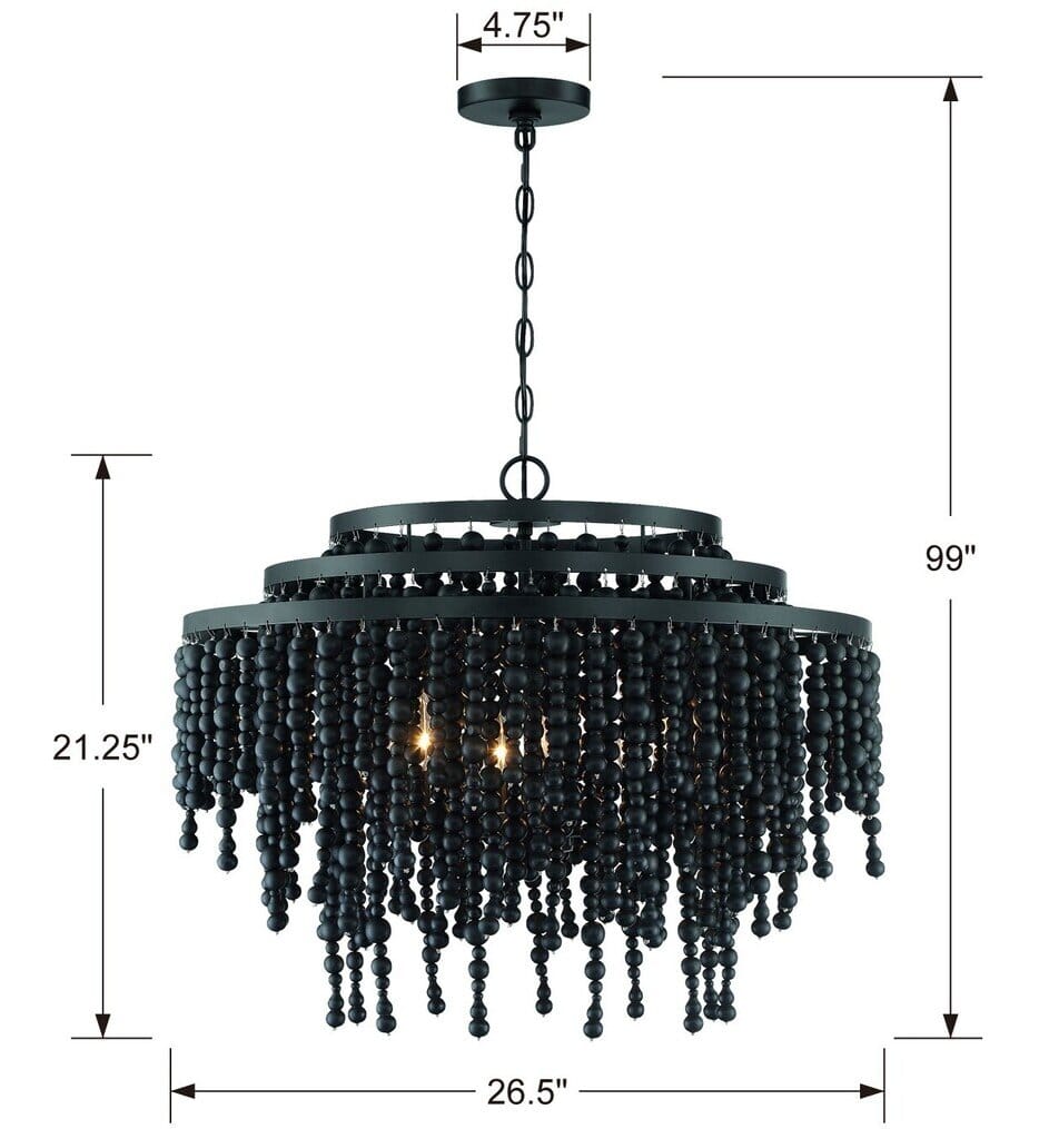 Crystorama - Poppy 26.5" Chandelier