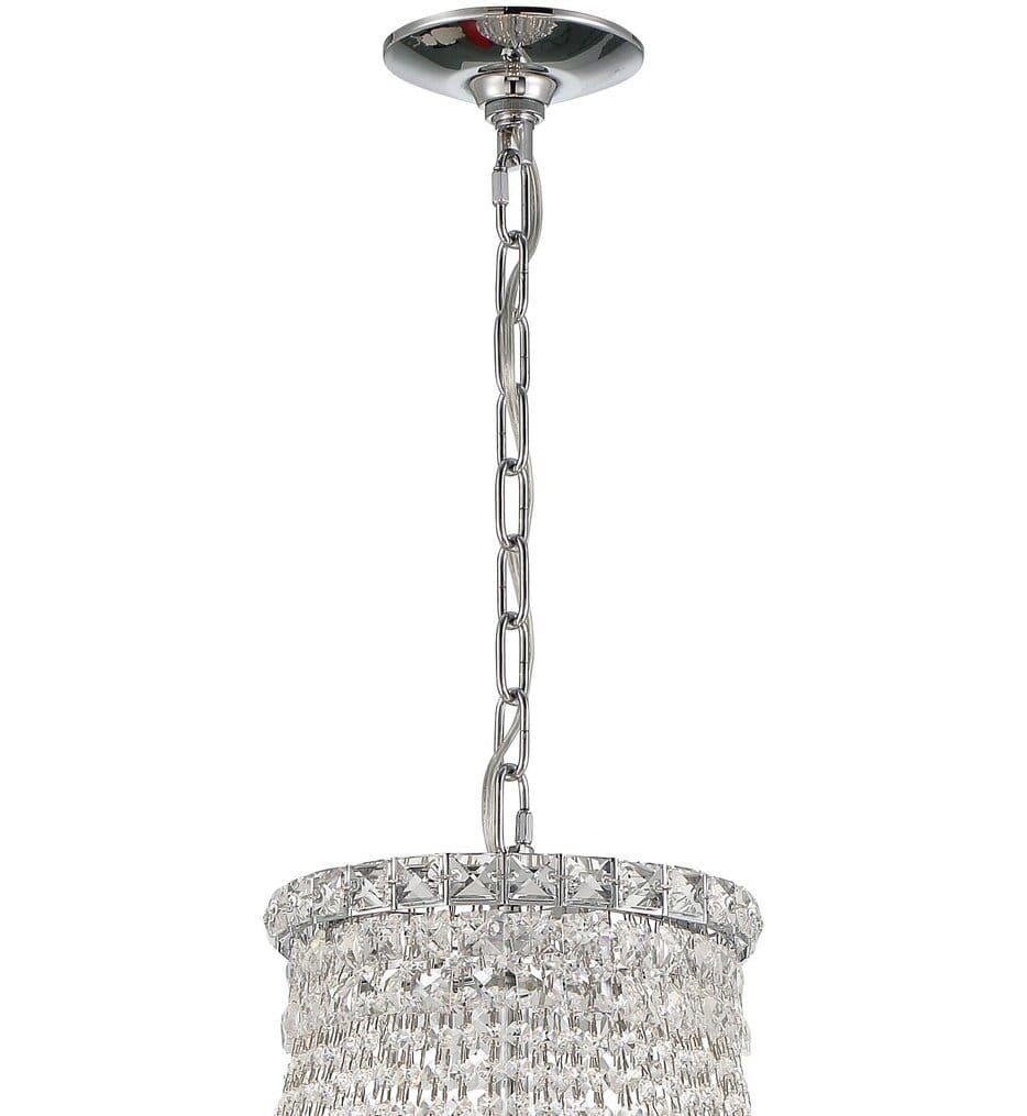 Crystorama - ROS-A1015-CH-CL-MWP - Roslyn 28" Chandelier