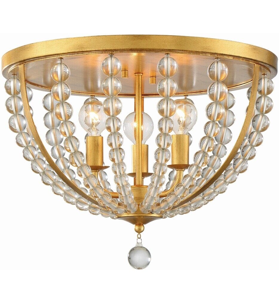 Crystorama - ROX-A9000-GA - Roxy 16.5" Flush Mount