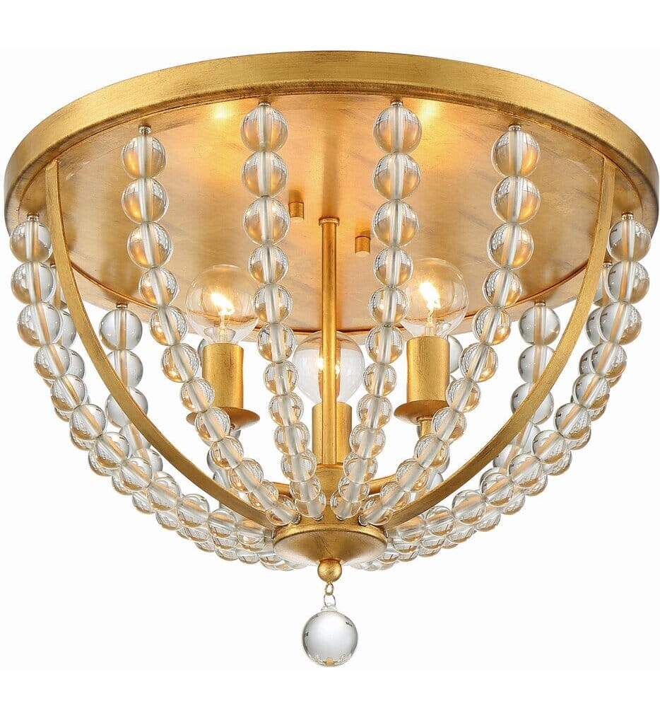 Crystorama - ROX-A9000-GA - Roxy 16.5" Flush Mount