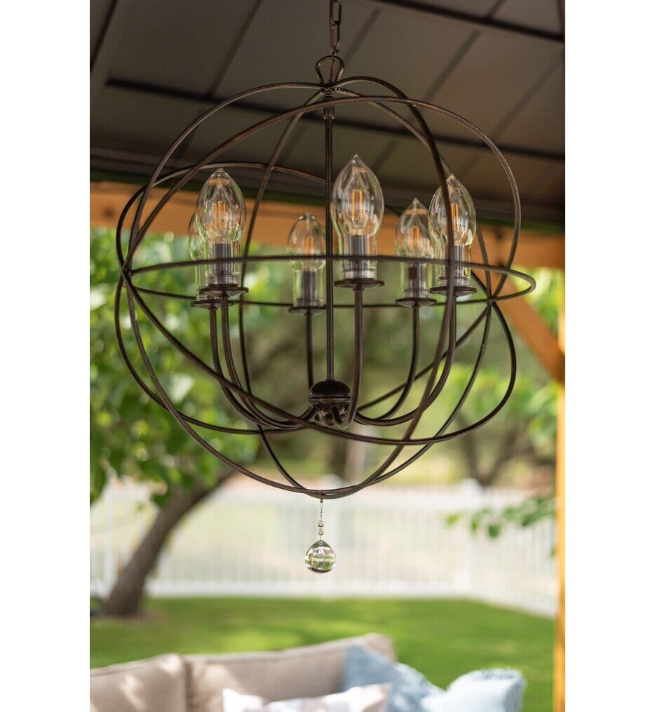 Crystorama - SOL-9326-EB - Solaris 22.5" Outdoor Pendant