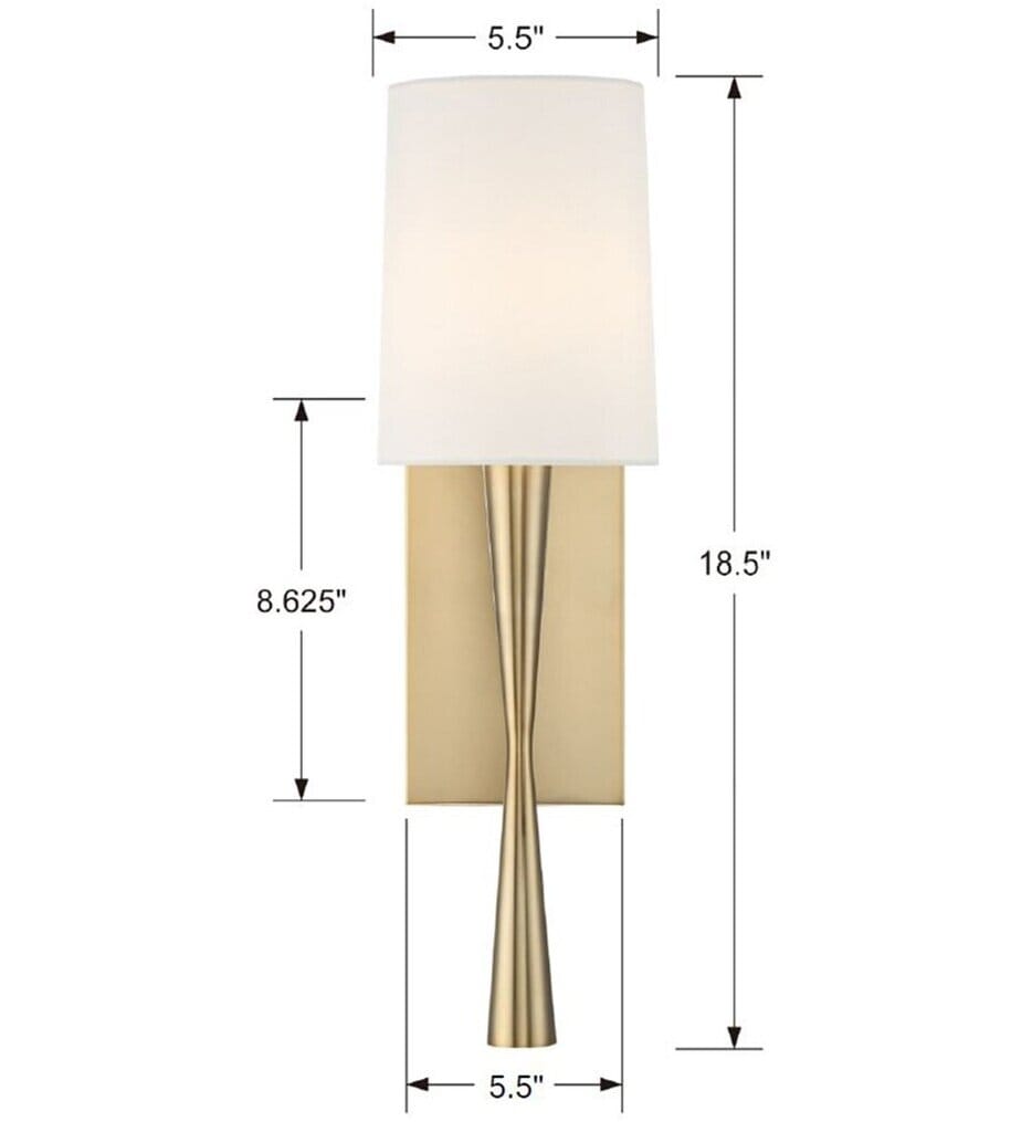 Crystorama - Trenton 18.5" Wall Sconce
