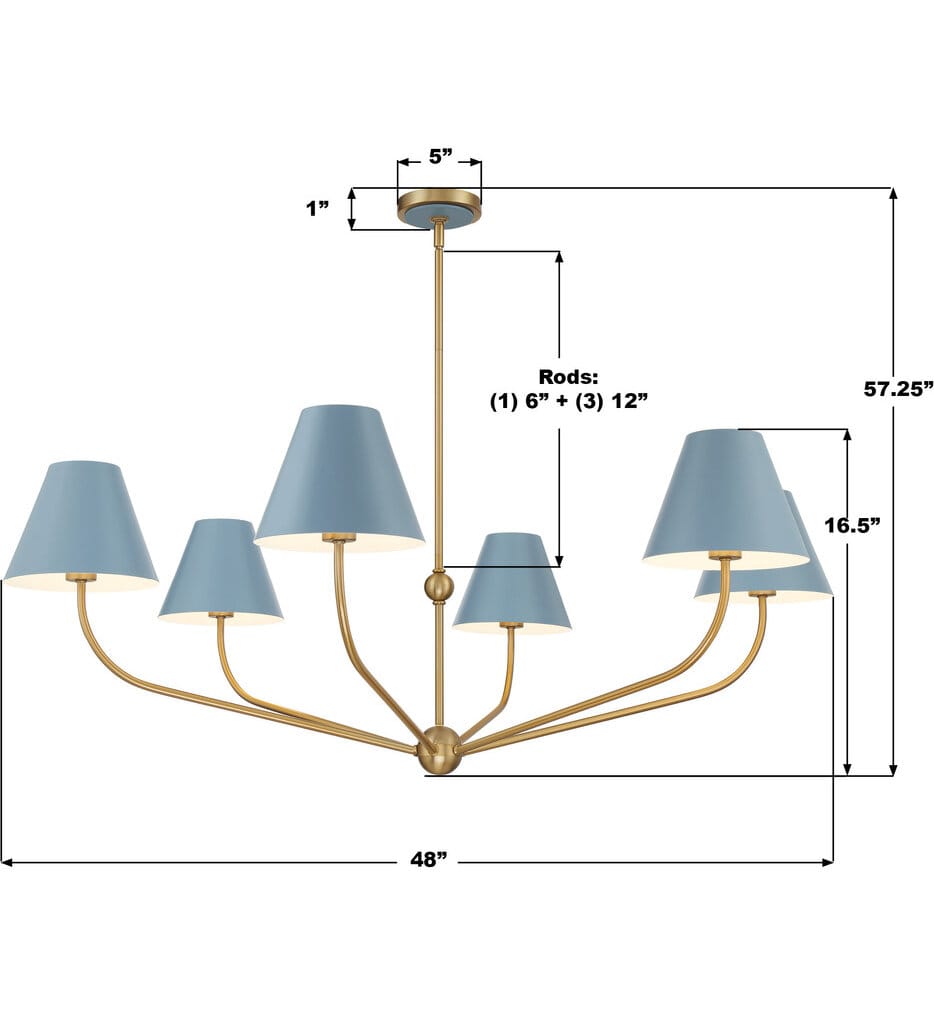 Crystorama - Xavier 48" Chandelier