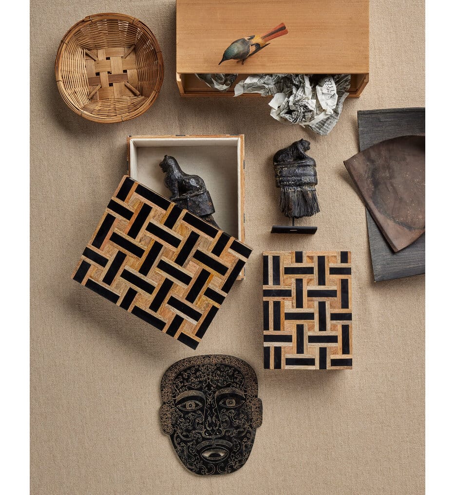 Currey & Company - Aarna Black Box Set of 2